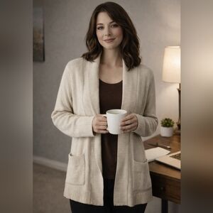 GAP Women's Open Front All Cotton Cardigan Size S